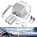 600W 12V Car Heater Defroster, Upgraded Portable Windshield Defogger with Dual Outlets, PTC Ceramic Fast Heating for SUV Truck Vehicle, Efficient Demisting & Anti-Frost Device