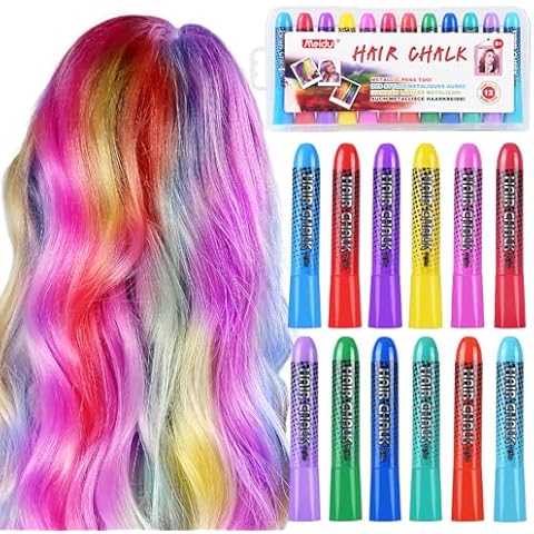 IIIMEIDU 12-Color Hair Chalk Cover