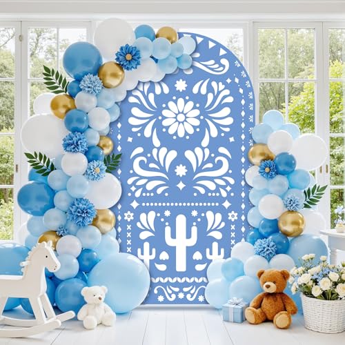 Funda para Arco Fiesta Mexicana Babenest 7.2FT Azul miniatura 5