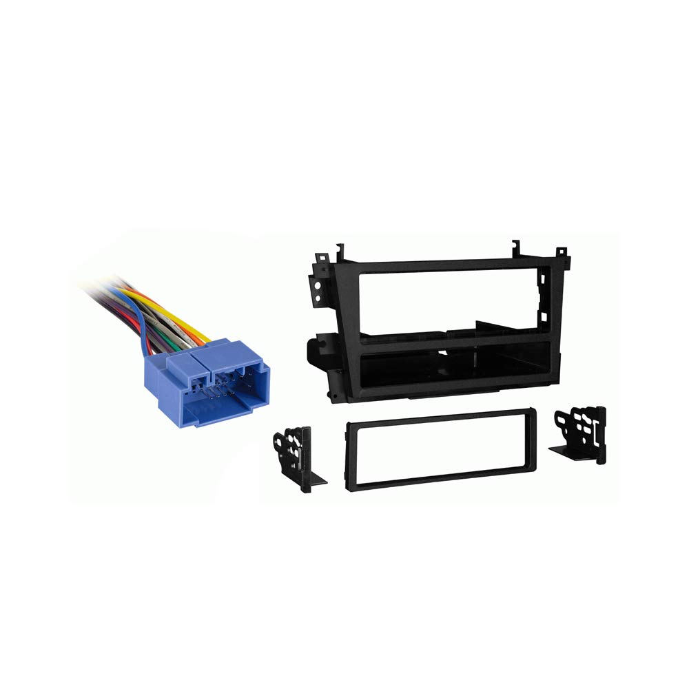 Harmony Audio Bundle Compatible with Acura TL 1999-2003 Single DIN Aftermarket Stereo Harness Radio Install Dash Kit
