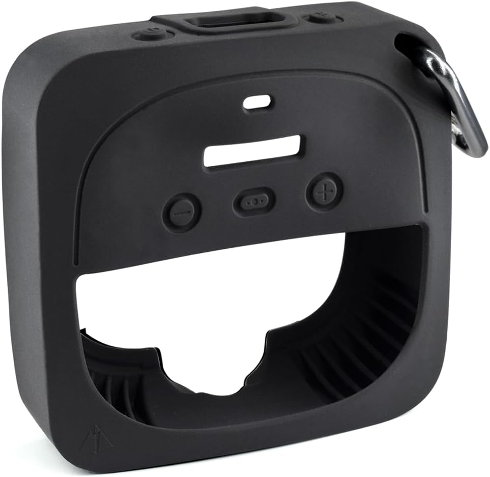 XBERSTAR 1PCS Silicone Cover Sleeve for Bose SoundLink Micro Speaker Soft Silicone Protective Cover Case (deep Gray) - Image 2