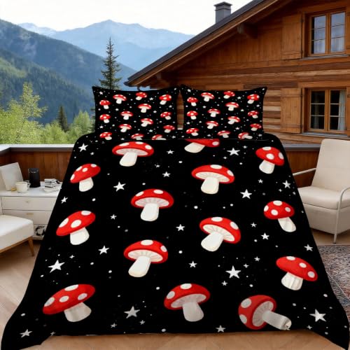 Housse de couette imprimé mignon microfibre douce avec zips