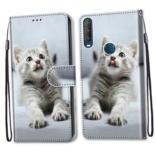 Housse de téléphone compatible Gatuida - Lot de 3 étuis PC/PU avec support