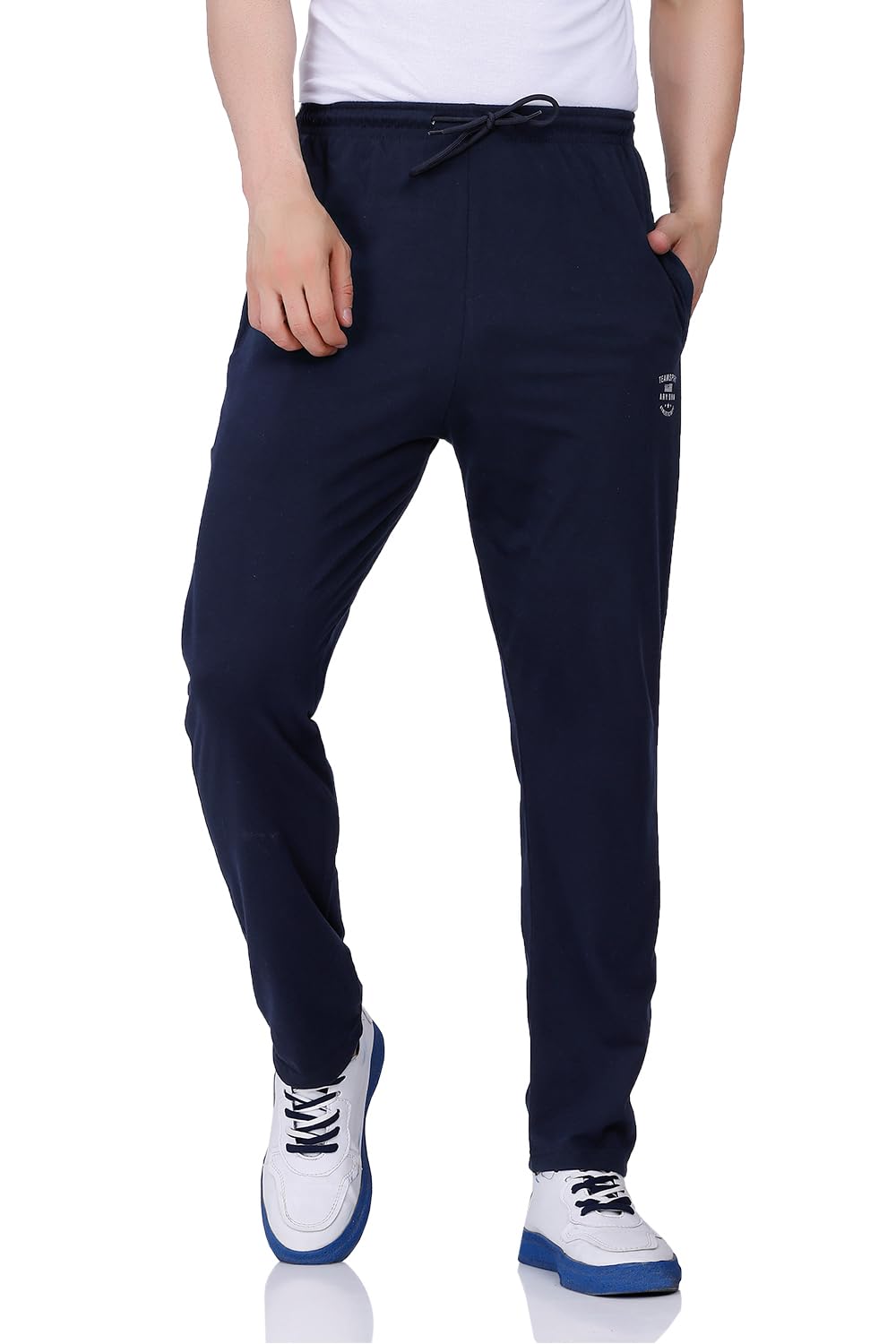 array Men's Solid Cotton Track_Pants-ML027_Navy-picture-45
