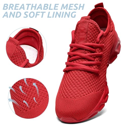Image of Running Womens Shoes Fashion Walking Sports Gym Tennis Breathable Slip on Ladies Non Slip Lightweight Jogging Sneakers