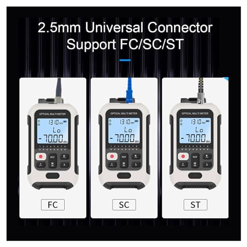 Testeur fibre optique FTTH et wattmètre optique pour câble SC FC - 8