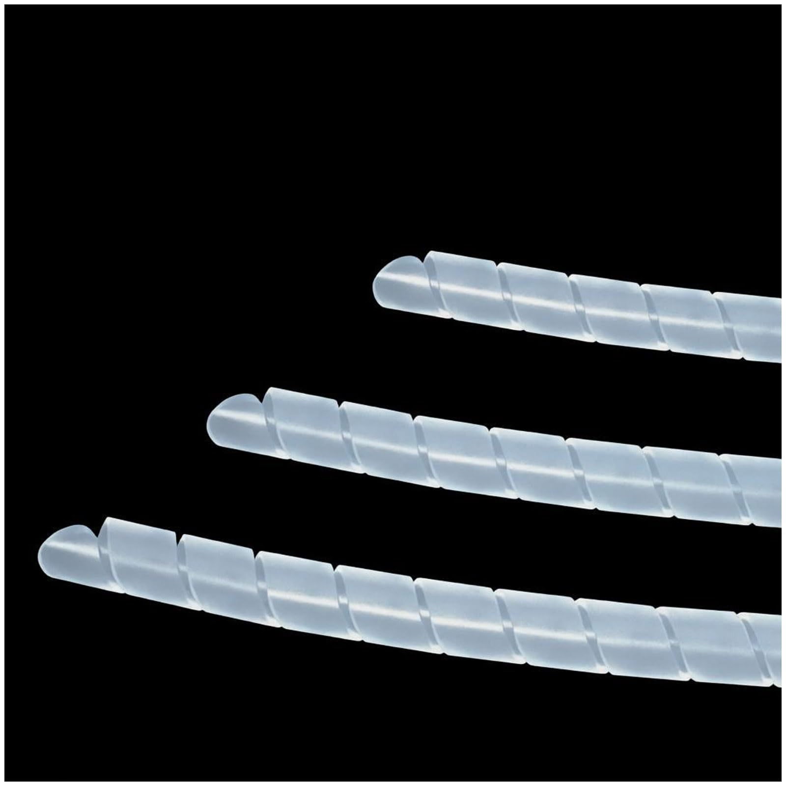 CXGBQSJ Flexible PTFE Spiral Wrap Tubing for Cable Management,18 * 20mm/1m