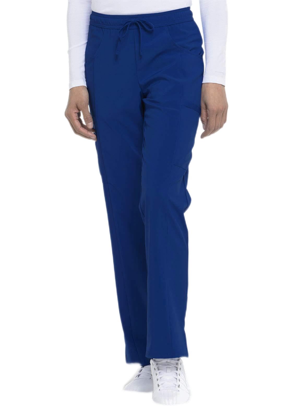 Scrubs for Women, Drawstring Cargo Scrub Pants with Four-Way Stretch and Moisture Wicking DK010