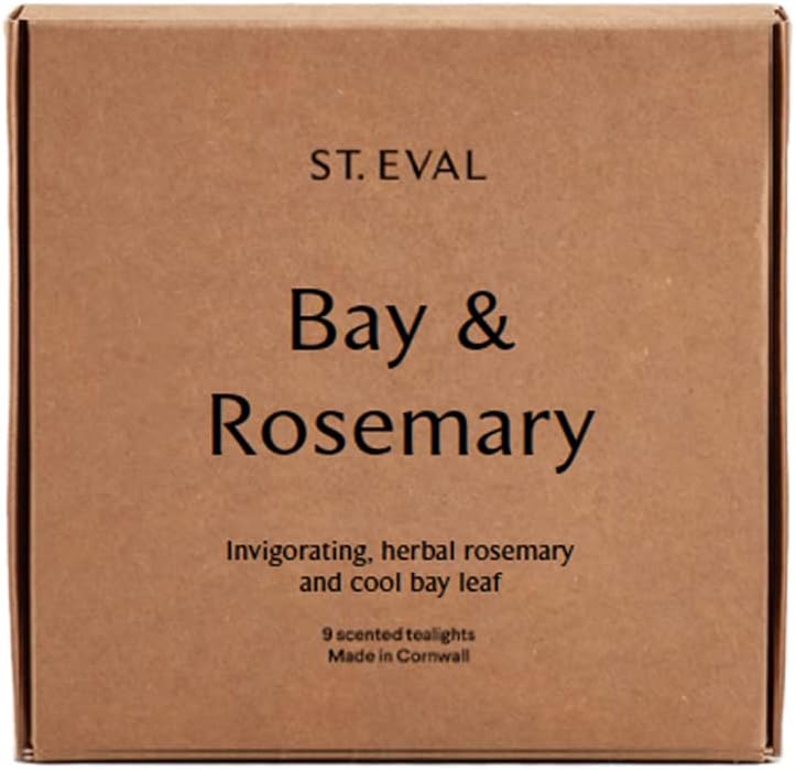 St. Eval Bay & Rosemary Scented Tealights Candle Refreshing