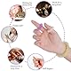 10 Stück Massageringe Set, Akupressur Ring und Handgelenk Massage Ring, Fingermassagering Finger Sensorische Akupressurring, Förderung der Durchblutung und Stressabbau