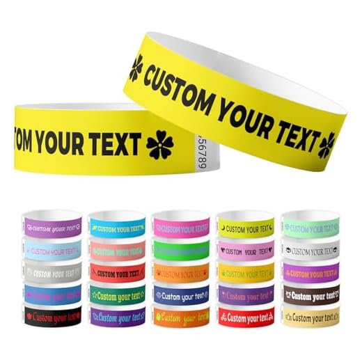Bracelets en papier personnalisés pour événements, bracelets imperméables personnalisés avec logo et texte, bracelets d'événements imprimables en vrac pour fêtes, festivals, affaires, hommes et femmes