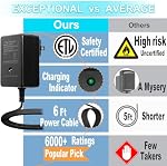 FLHFULIHUA 12 Chargeur de batterie Volt pour les enfants - Chargeur universel pour les meilleurs produits de choix VUS Wrangler,Kid Trax Dynacraft,KIDzone Bumper, ETL Inscrit