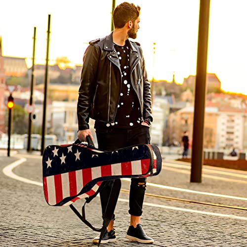 Statue de la Liberté New York Étui de guitare rembourré Sac à dos de protection pour guitare classique acoustique… - Les Beatles, Paul McCartney, John Lennon, RIngo Starr, George Harrison Statue de la Liberté New York Étui de guitare rembourré Sac à dos de protection pour guitare classique acoustique… – Image 7