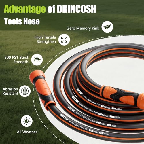 50FT Heavy Duty 5/8 Inch Garden Hose  - image 9