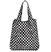 Kate Spade New York Resuable Shopping Tote, Black Dots