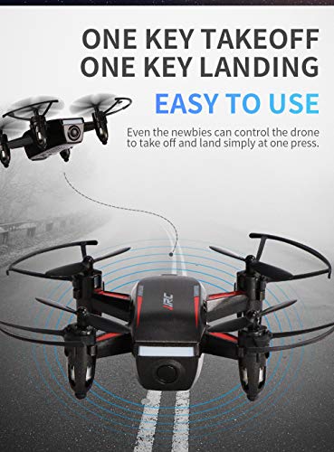 Mintu JJRC H52 Mini RC Drone with 6 Axis 2.4G RC Micro Quadcopters Remote Control, Altitude Hold,Gravity Remote Sensing,Headless Mode,Give The Child The Best Gift (Black)