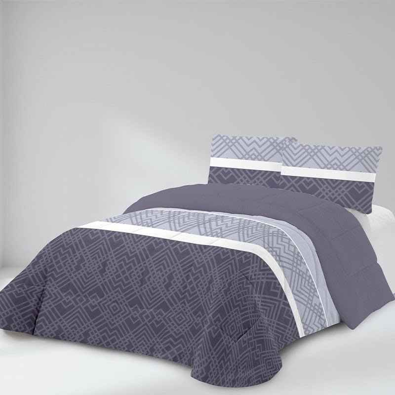 Rufino Díaz Edredón Sedalina Sherpa Nookie 550 Gr/m2 + Funda Cojín - Morado, 90 cm