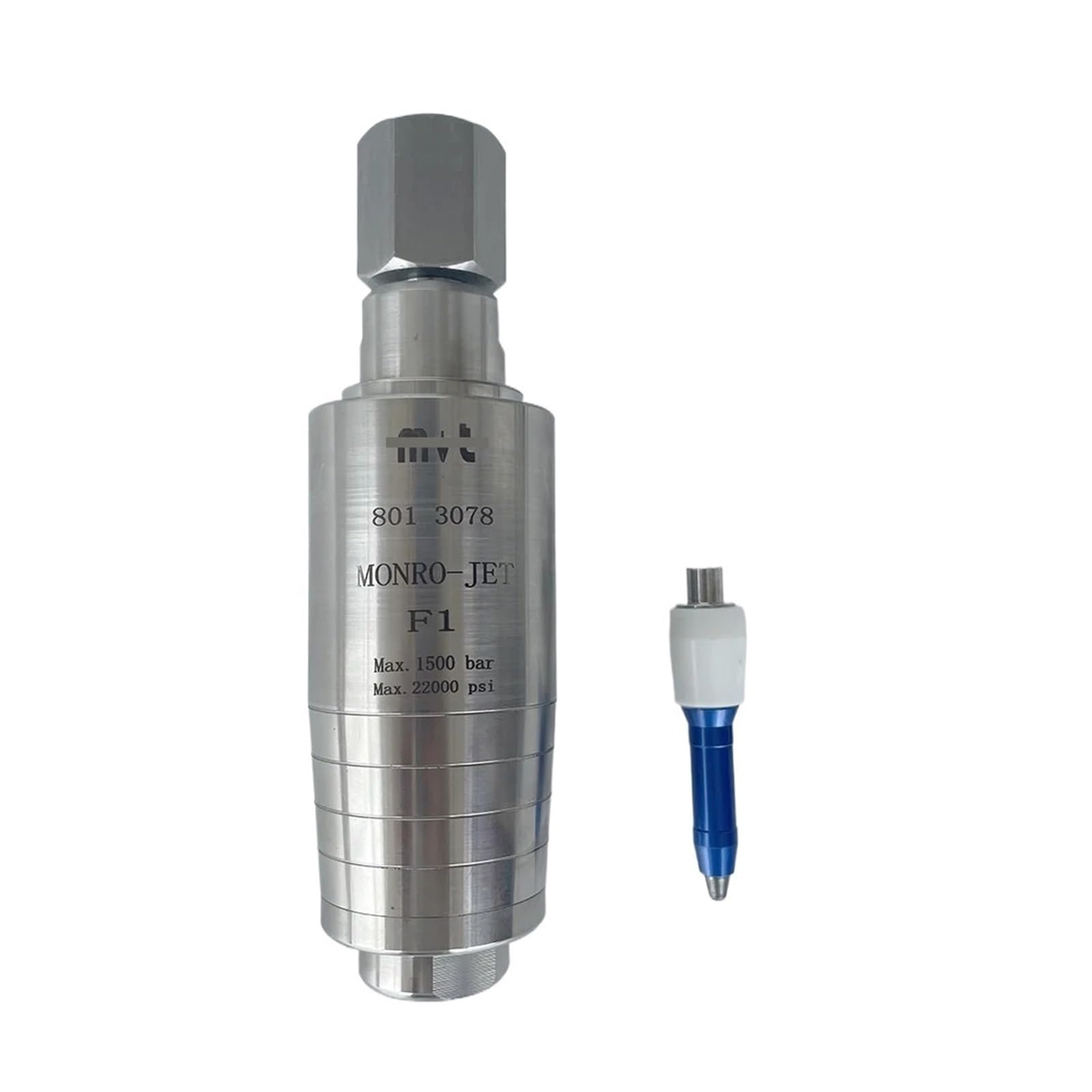 Núcleo de Acero de tungsteno de 1500 Bar con Boquilla Turbo giratoria de Agua Caliente y fría de Ultra Alta presión for Limpieza de Superficies con eliminación de óxido(9l16 Left Nozzle 1.1)