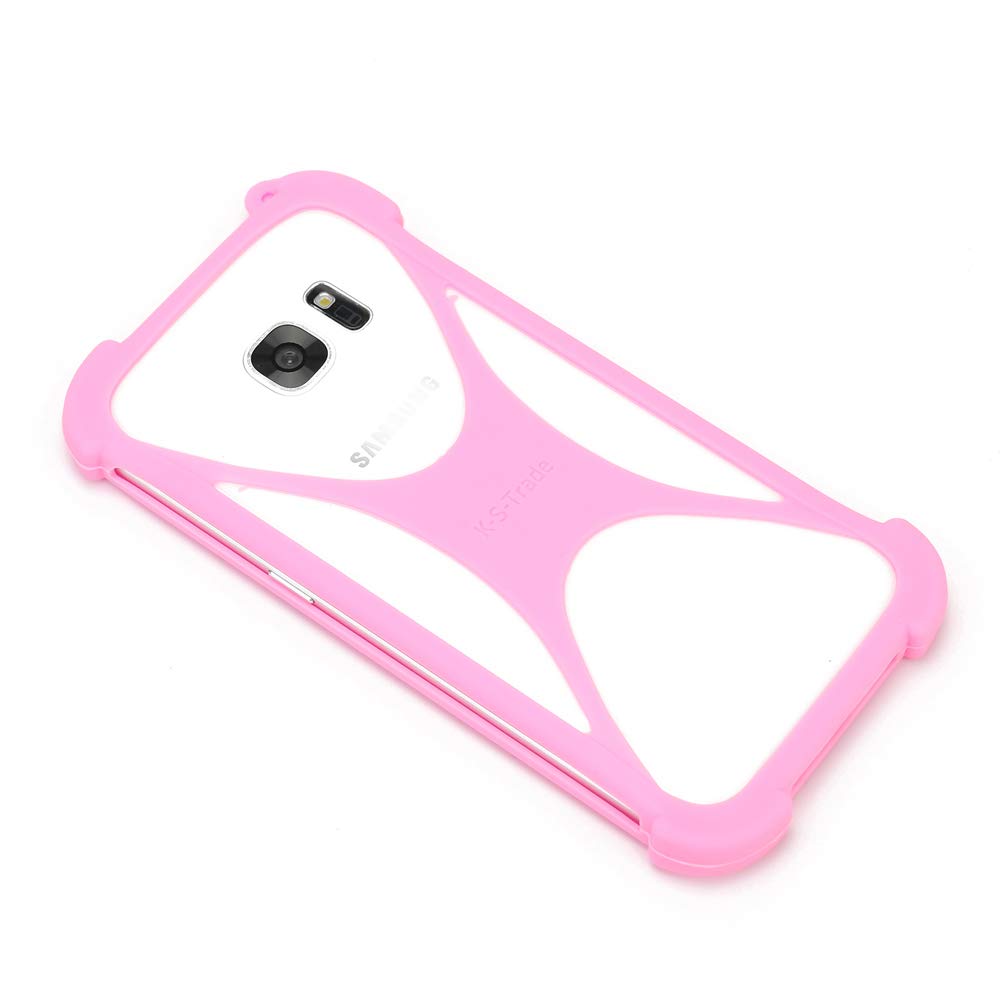 Custodia Paraurti In Silicone K-S-Trade Per UMIDIGI C1 – Bumper TPU Morbido – Colore Rosso
