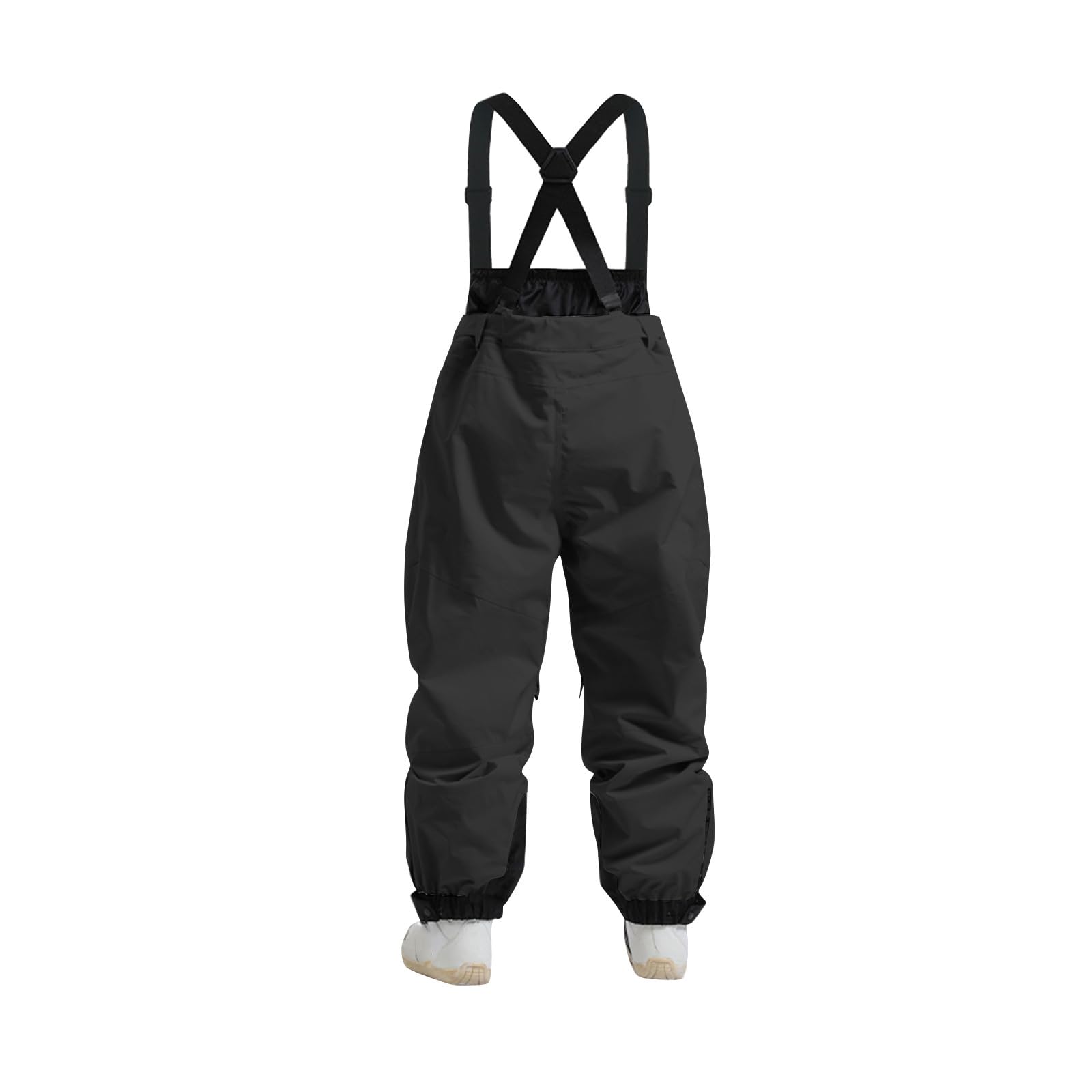 Generisch Skihose Herren Gefüttert mit Träger Baggy Schneehose Winter Warm Dicke Wasserdicht Snowboardhose Thermo Latzhose Herren Winterhose Warm Outdoorhose mit Hosenträger Ski Hosen für Männer