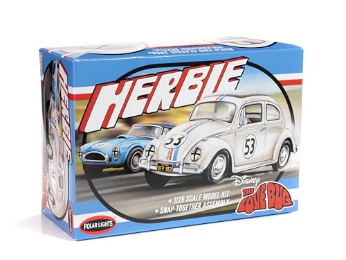 Polar Lights Kit de Maquette Herbie Beetle échelle 1:25 – À Clipser Ensemble, Pas Besoin de...