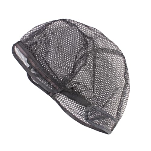 WEKADRIN 5Pcs Adjustable Fixed Net Wig Caps Elastic Mesh Head Cover for All Hair Styles Comfortable Stretchy Wig Net for Secure Fit Black