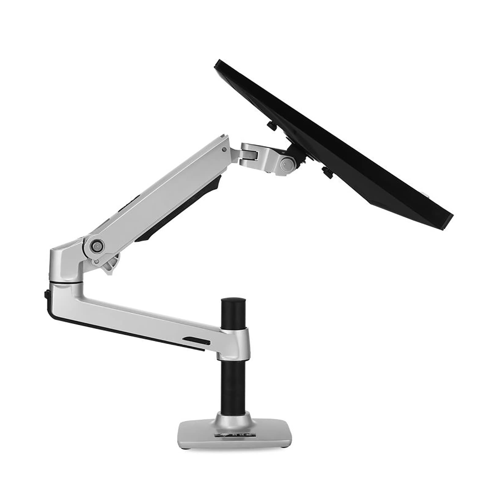 asdchZen Monitor Mount Stand,Monitor Bracket With Swivel,Tilt,Rotation,Height Adjustable,With Clamp And Perforated Base,Fits 10-27Inch Lcd Screens,A