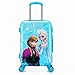 Produktbild Hokaime Cartoon Kinder Rollgepäck Kinderkoffer Junge Mädchen Prinzessin ABS Trolley Boarding Box Trunk Carry, blaues EIS und Schnee, 20 Zoll
