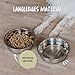 Rudelkönig Hundenapf Edelstahl - 2er Pack - 1750ml Napfset - Rutschfester Fressnapf Hund - Spülmaschinenfester Futternapf Hund - Hundenapf Grosse Hunde