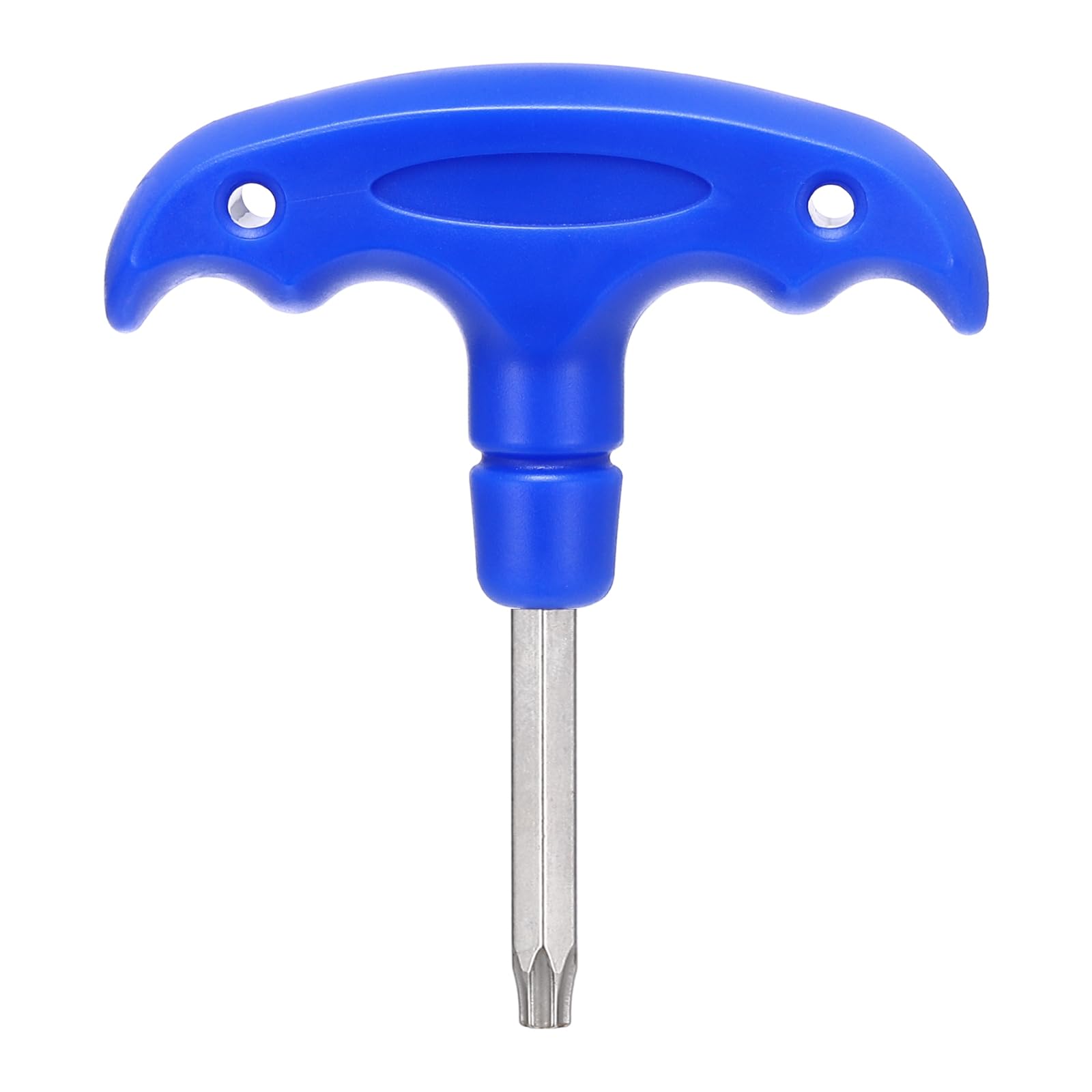 sourcing map Golf Spike Wrench Tool T25 Golf Torque Wrench Stainless Steel Golf Head Adjustment Tool Golf Driver Torque Tool with Plastic Handle for Golf Club Driver Shaft Adapter, Blue