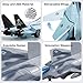 Double Fighter Jet Toy, F14 & F22 Diecast Planes with Lights & Sounds, Pull Back Military Airplane Toy Gift for Toddler,Kids, Boys