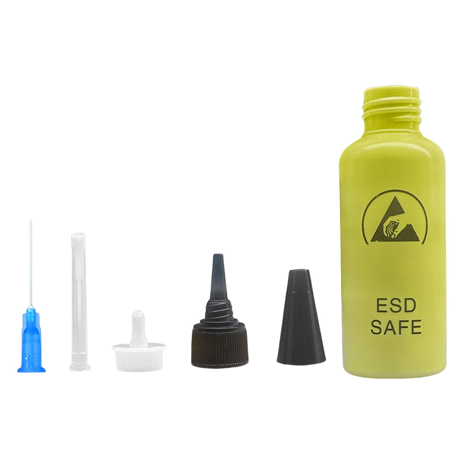Tsophreniq Yellow 65Ml 65Ml Leak Proof Needle Bottle Dispenser Solvent Bottle For Glues Removal Instrument Care Tool Maintenance Industrial Equipment Cleaning Solvent