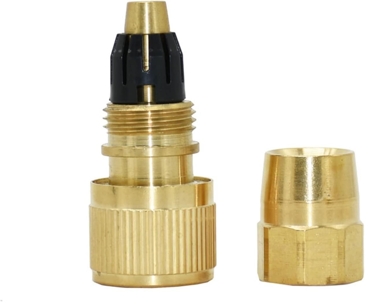 3/8" hose Quick Connector Brass Water gun connector Garden Irrigation hose Water sprinkler copper Adapter 1pcs(E)