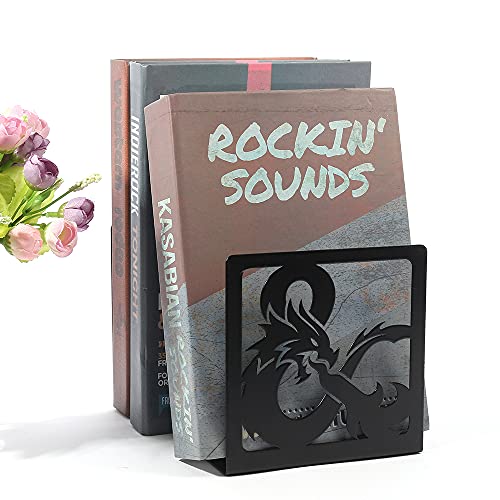 Rongji Jewelry BOOKEND8-10 Creative Dragon Design Black Bookends thumb #1