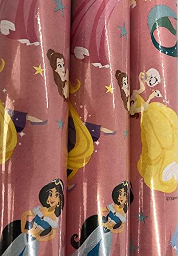6M Disney Princess Wrapping Paper by Hallmark 3 x 2M Rolls-Birthday
