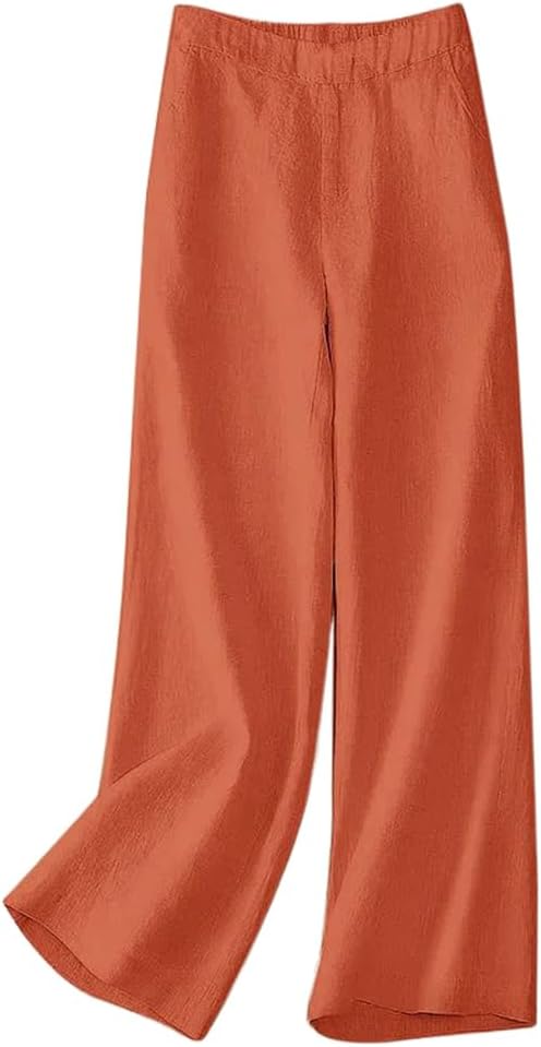 Cotton and Linen Pants for Women