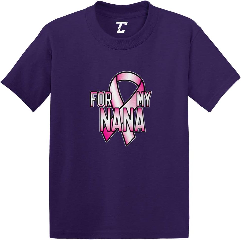 for My Nana - Breast Cancer Ribbon Infant/Toddler Cotton Jersey T-Shirt