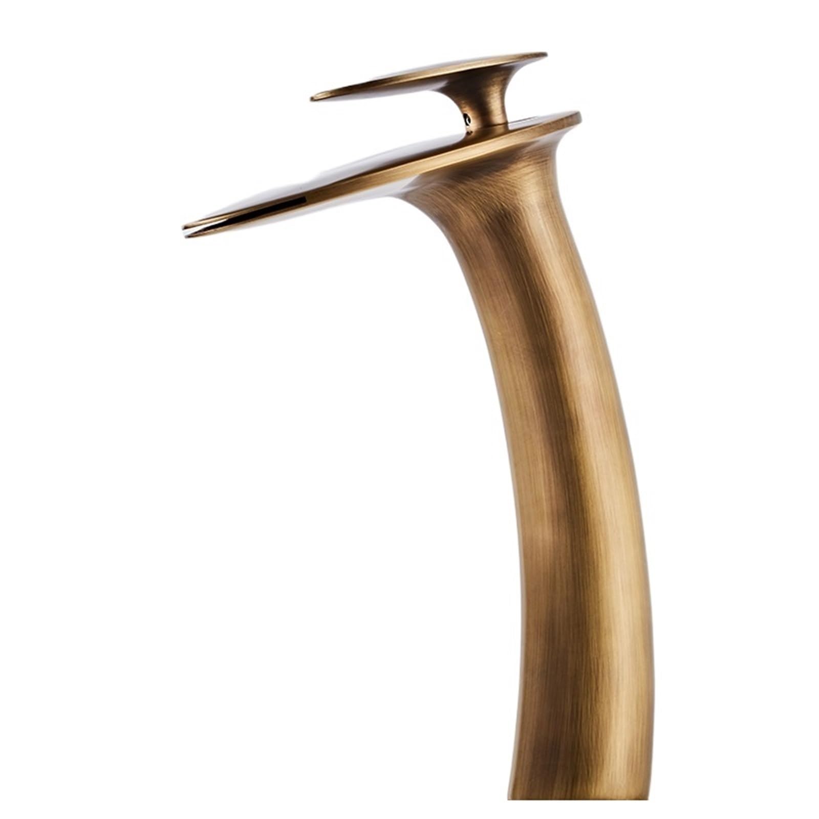 Lyvqzpwlr Color-01 Bathroom Basin Pillar Taps, Waterfall Basin Faucet Single Handle Mixer Tap For Bathroom Kitchen Multicolor(Color-01)