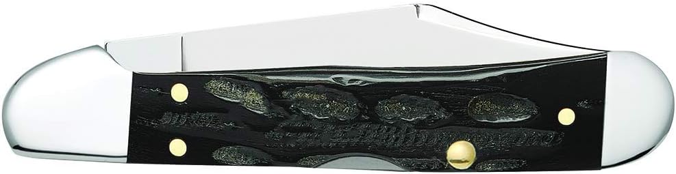 Case WR XX Pocket Knife Jigged Buffalo Horn Mini Copperlock Item #65022 - (Bh1749L SS) - Length Closed: 3 5/8 Inches