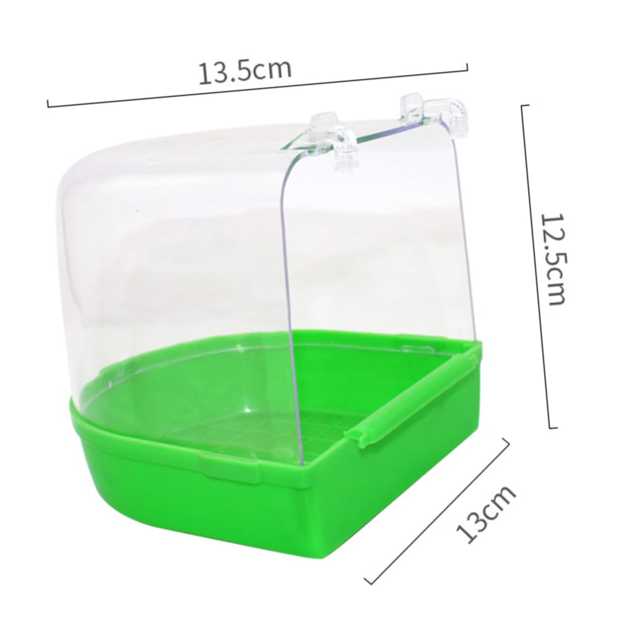 Garneck Parrot Bath Tub Bird Bath Covered Cage Canaries Canary Budgie Color Parrot Bathtub Parrot Shower Pet Supply Bath Birdbath Accessories Parrots Bathtub Bird Accessories