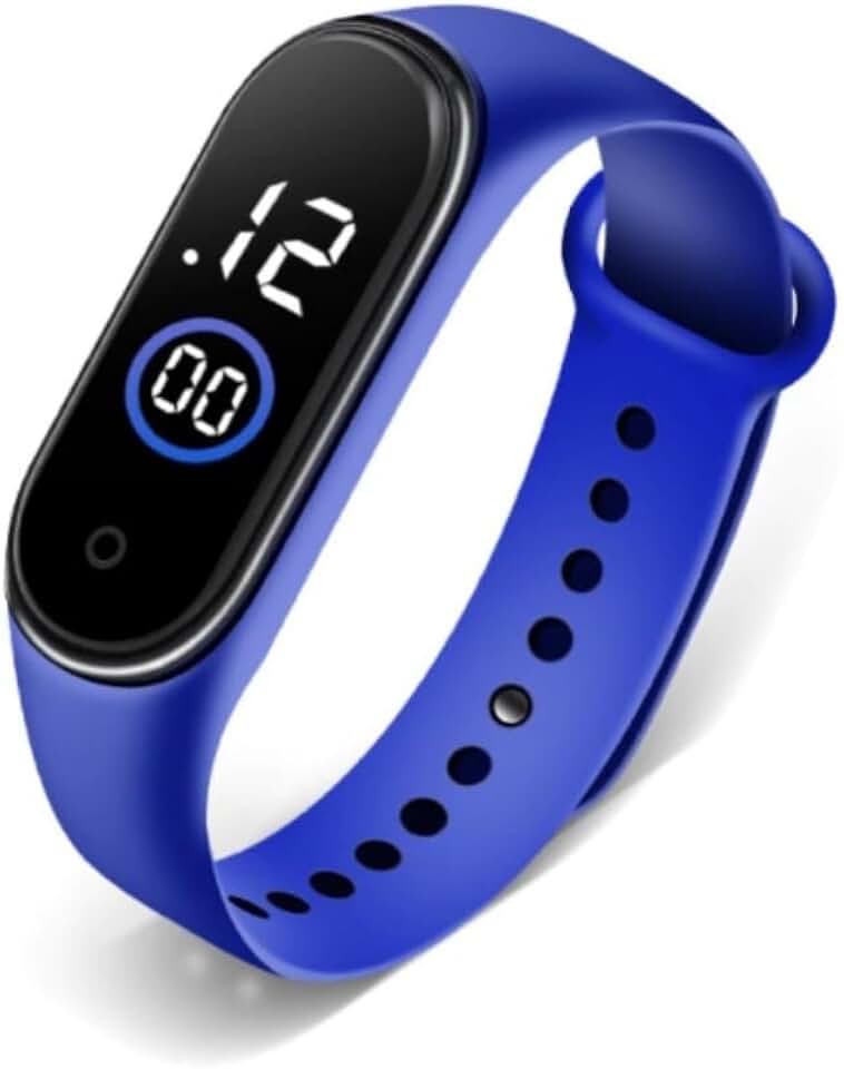 Relógio Led Digital de Pulso Resistente a Agua Esportivo Unisex Adulto Infantil