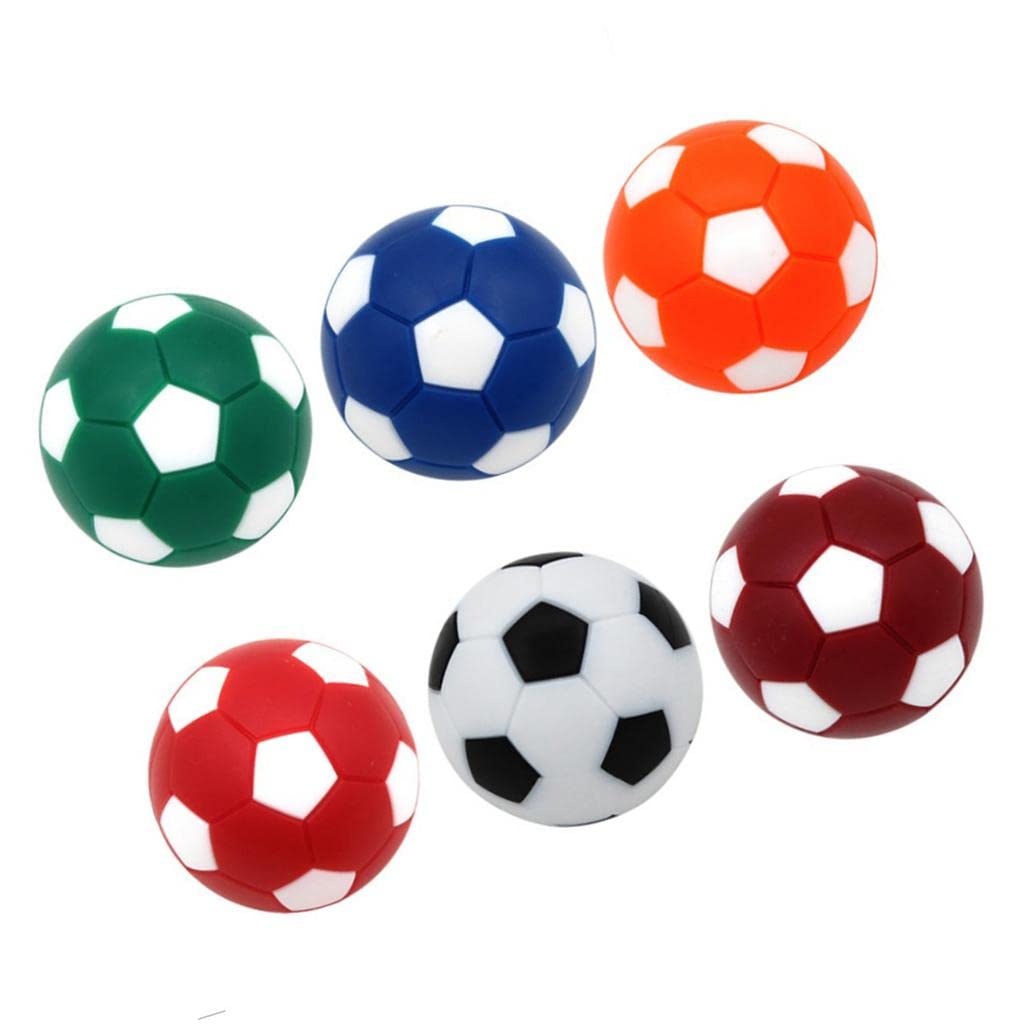 IVELECT 6pcs 32mm Table Soccer Football Foosball Balls Fussball
