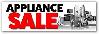 Appliance Sale Vinyl Banner 8 Feet Wide by 2.5 Feet Tall
