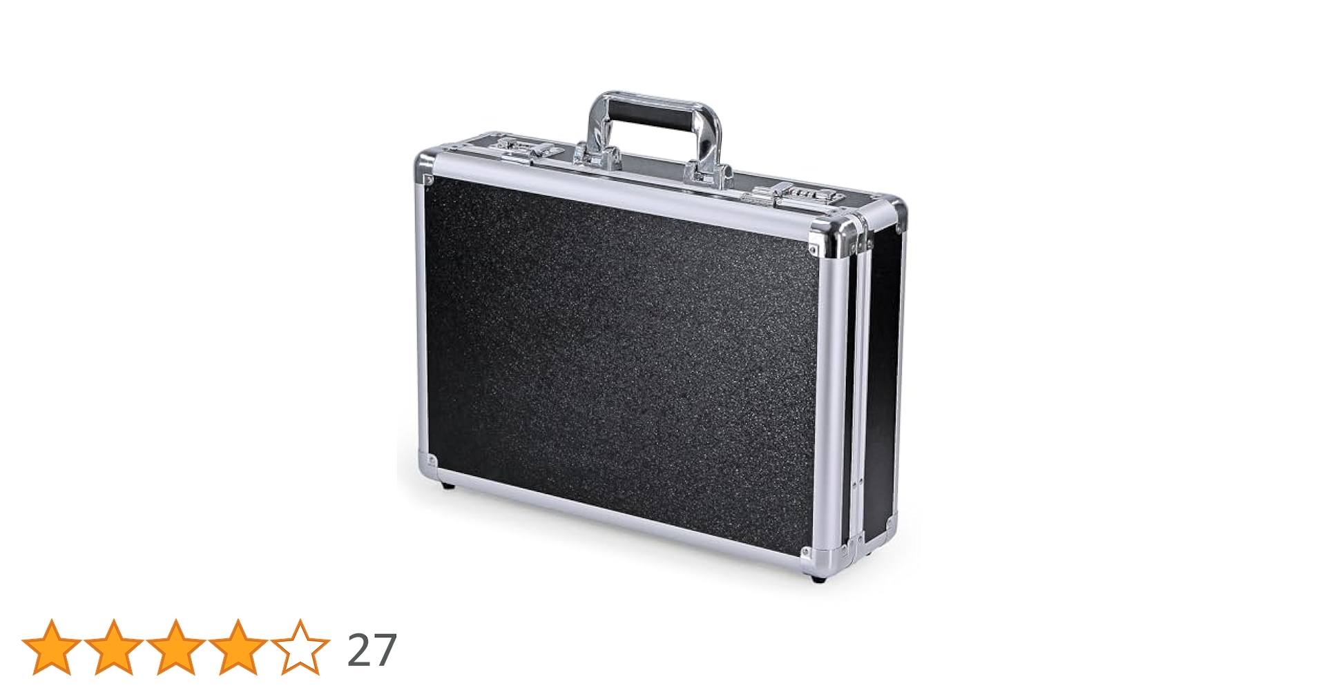 DOMOHO Aluminum Briefcase with Dual Lock Business Travel