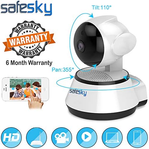 ProHD Mini 960P WiFi Camera 1.3MP Indoor Pan/Tilt Security Wireless IP Camera (White)