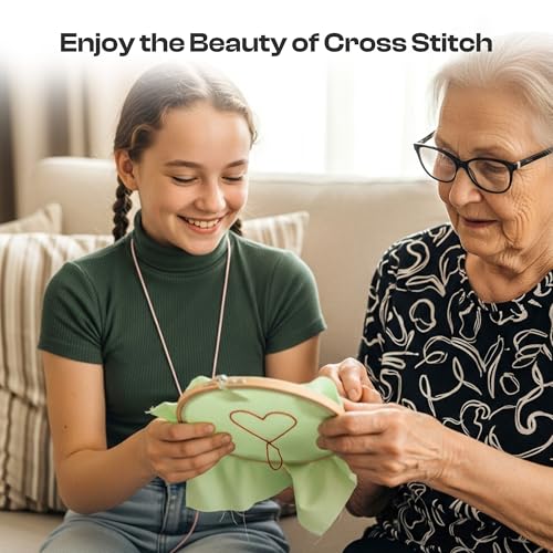 Image of Caydo Large Aida Cloth, 14 Count Light Green Cross Stitch Fabric for Craft Embroidery, Handmade Needlework, DIY Handicrafts(28x19 inch)