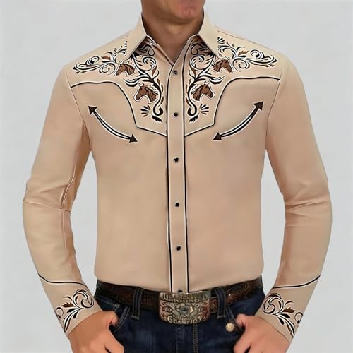 Chemise western fine et légère pour éviter la chaleur du style cowboy - 2