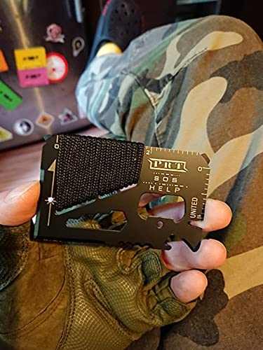 14 In 1 Beer Opener Survival Card Tool,Credit Card Sized Wallet Multitools Gift For Men & Gadgets Tactical Survival Tools (5 Pack) #TOP3