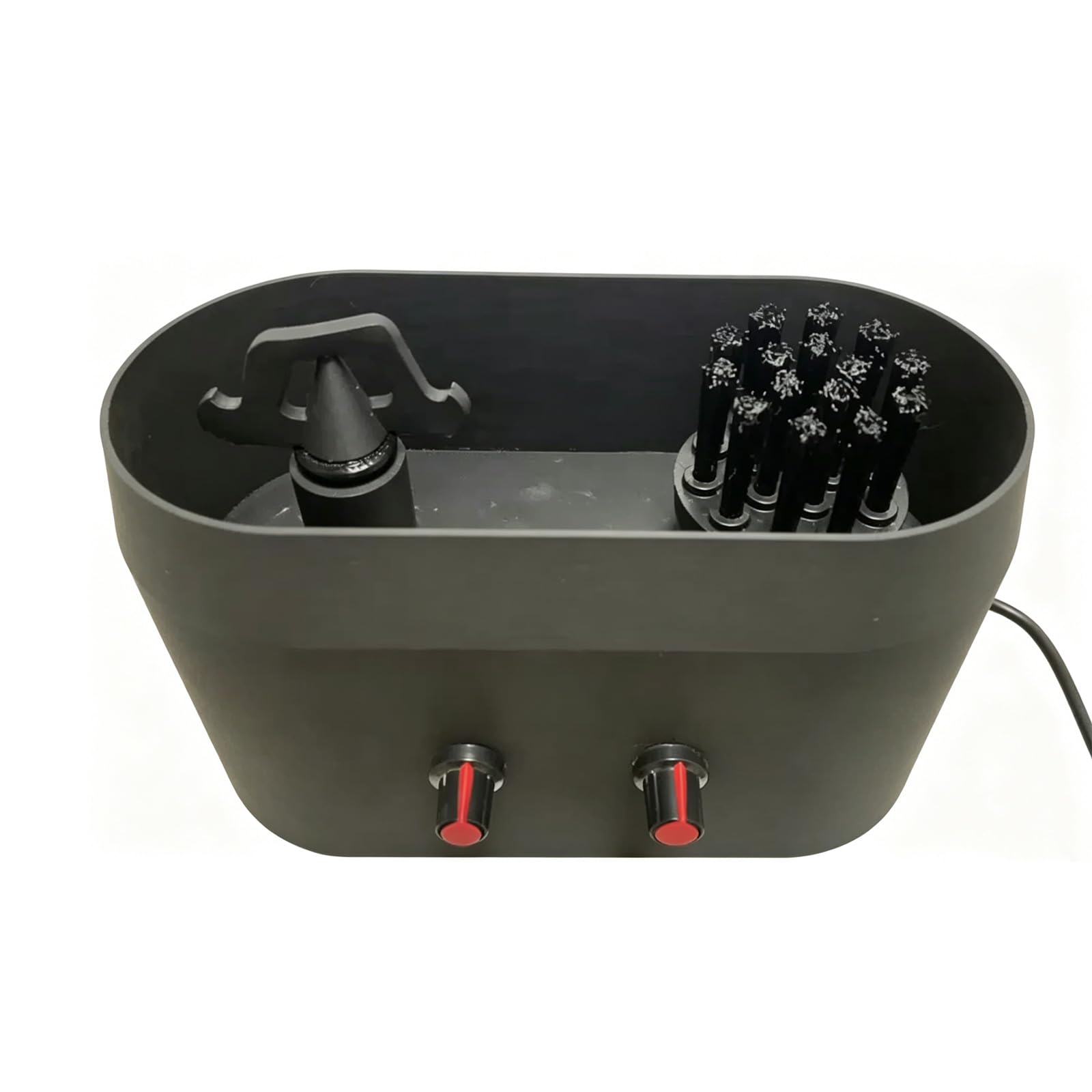 Experten Reinigungsgerät für Kaffeegeräte, Doppelmotor mit USB Antrieb für schnelle und sanfte Pflege, gründlich sauberes Kaffeezubehör