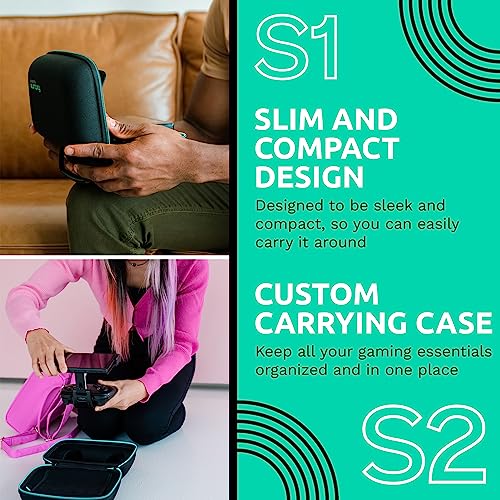 Fixture S1 and S2 Gaming Carrying Case, Game Console and Controller Case Holder, Compatible with Nintendo Switch or Switch OLED and Pro Controller - Image 4